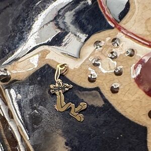 14k gold Bugs Bunny Pendant